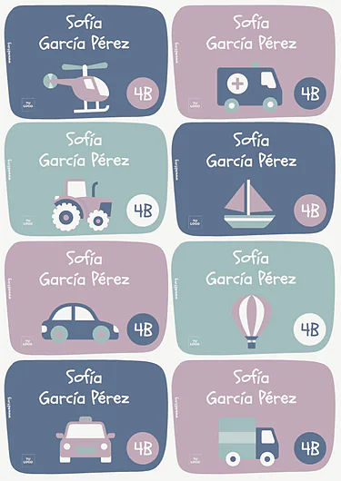 Crea Etiquetas para Nombres de Alumnos gratis (9)
