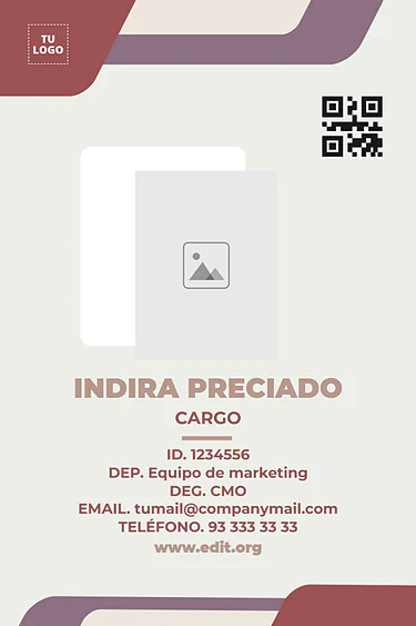 Editar una tarjeta de identificación