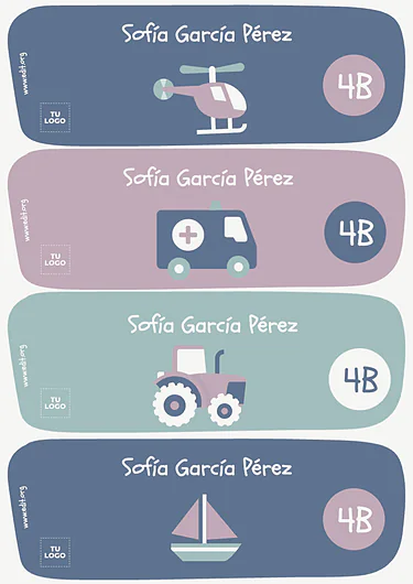 Crea Etiquetas para Nombres de Alumnos gratis (7)