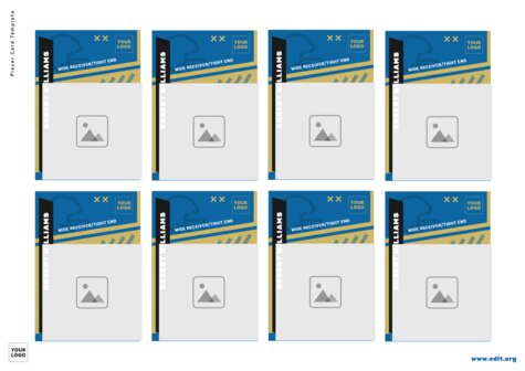 Edit a sports trading card