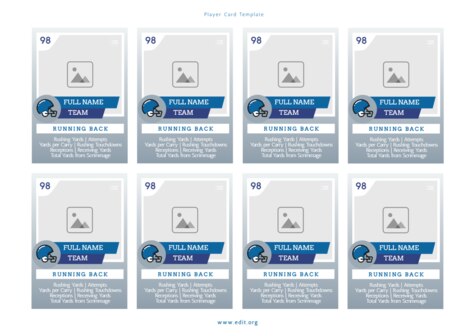 Edit a sports trading card