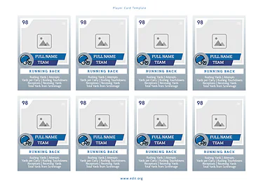Edit a Football template