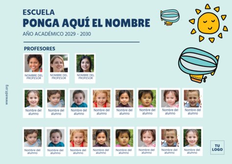 Edita una orla escolar