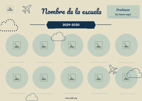 Edita una orla escolar