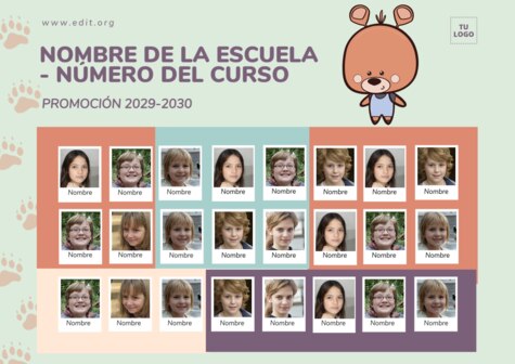 Edita una orla escolar