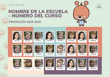 Edita una orla escolar