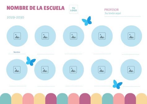 Edita una orla escolar