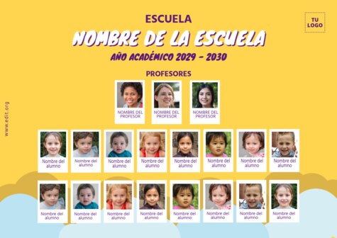 Edita una orla escolar