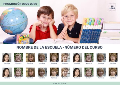 Edita una orla escolar