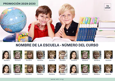 Edita una orla escolar