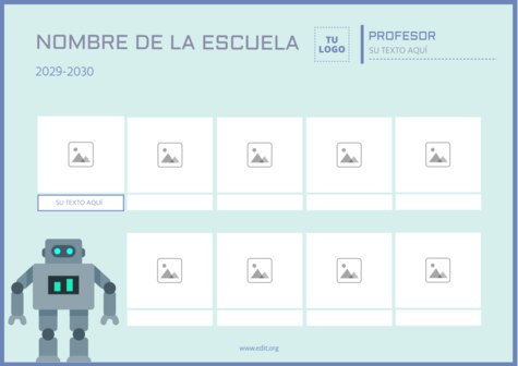 Edita una orla escolar