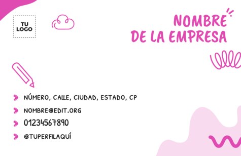Edita una tarjeta de visita