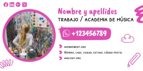 Edita una firma de email