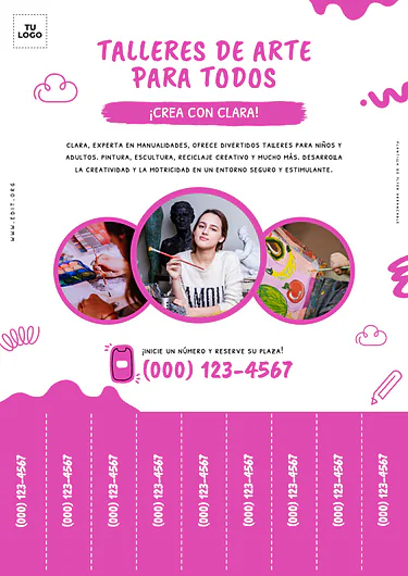 Edita un flyer con pestañas