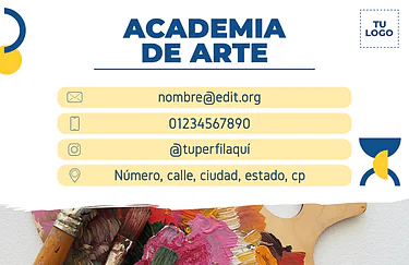 Edita una tarjeta de visita
