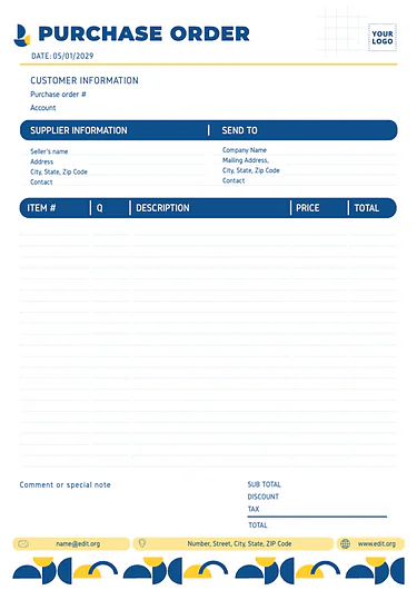 Edit an Order Template