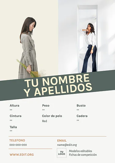 Edita una plantilla A4