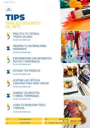 Edita un diseño para cursos online