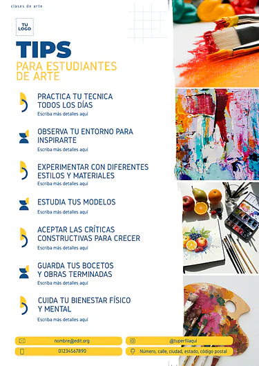 Edita un diseño para cursos online