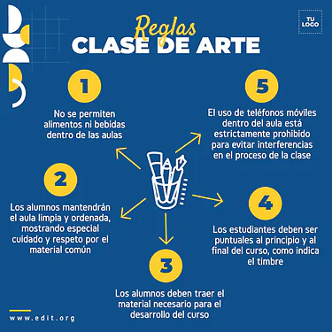 Edita un folleto de Clases de Arte