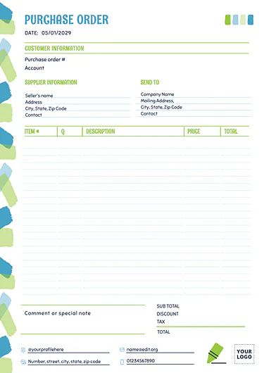 Edit an Order Template