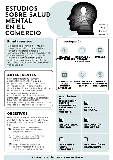 Edita un póster de investigación