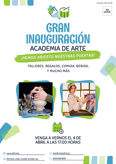 Crear diseños para tu inauguración