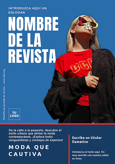 Edita tu portada de revista
