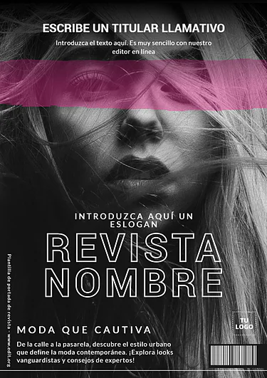 Edita tu portada de revista