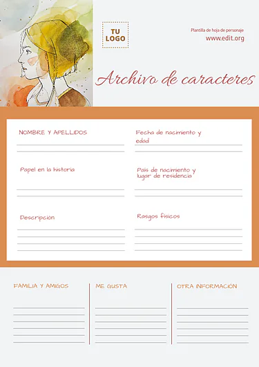 Edita una Ficha de Personaje