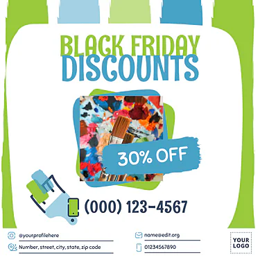 Edit your Black Friday template