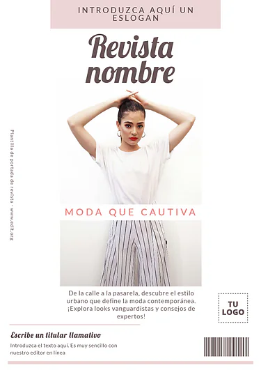 Edita tu portada de revista