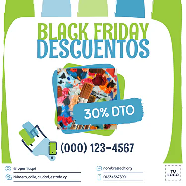Edita tu plantilla de Black Friday