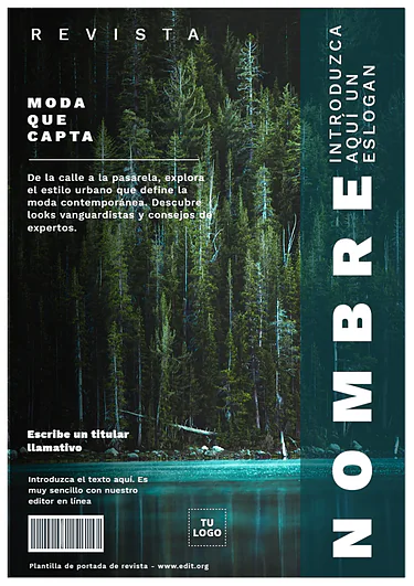 Edita tu portada de revista