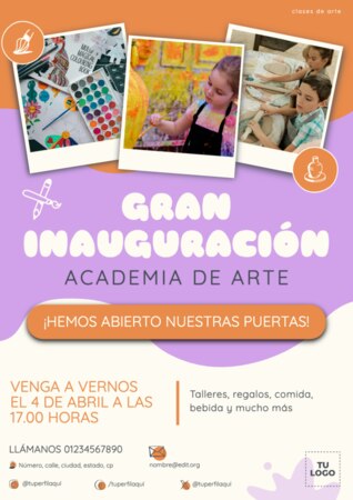 Edita un cartel o póster