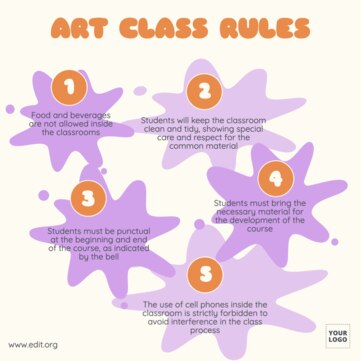 Edit a drawing class banner design