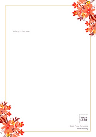 Edit a Paper Border template