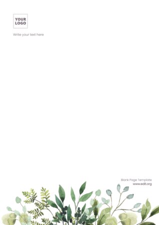 Edit a Paper Border template