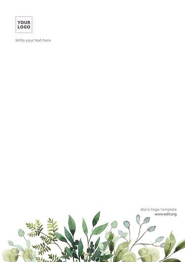Edit a Paper Border template