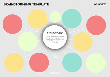 Edit a brainstorming template