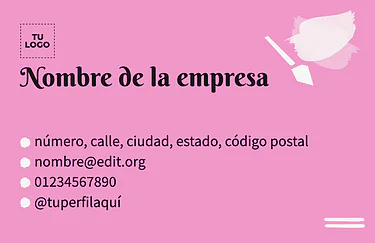 Edita una tarjeta de visita