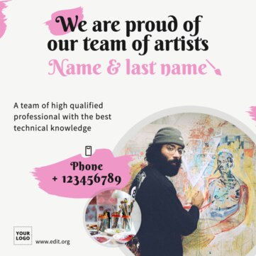 Edit a drawing class banner design
