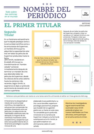 Edita una plantilla de Noticia