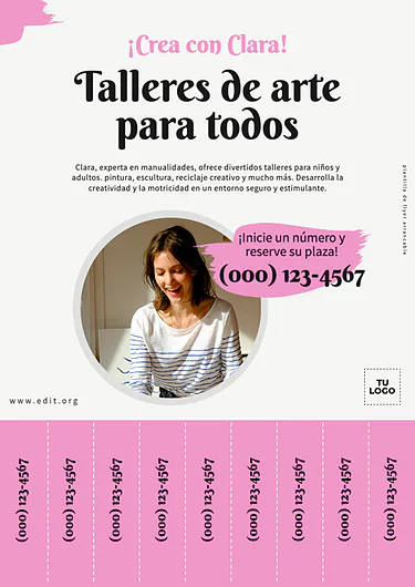 Edita un flyer con pestañas