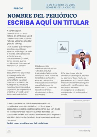 Edita una plantilla de Noticia