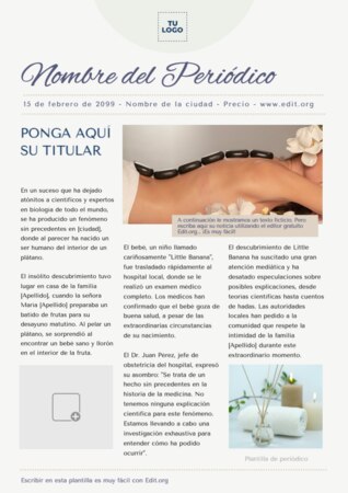 Edita una plantilla de Noticia