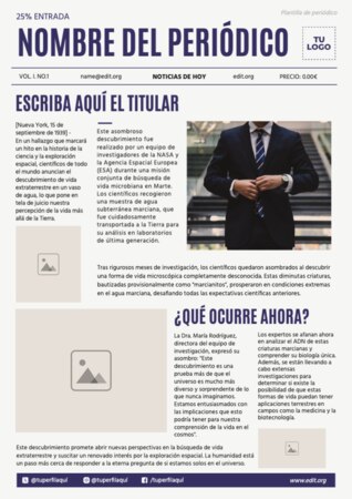 Edita una plantilla de Noticia