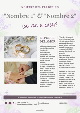 Edita una plantilla de Noticia
