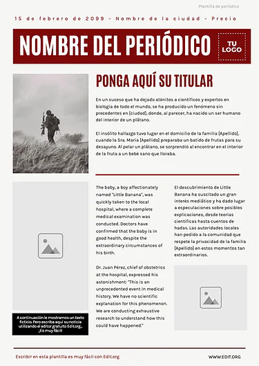 Edita una plantilla de Noticia