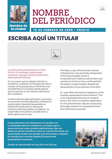 Edita una plantilla de Noticia